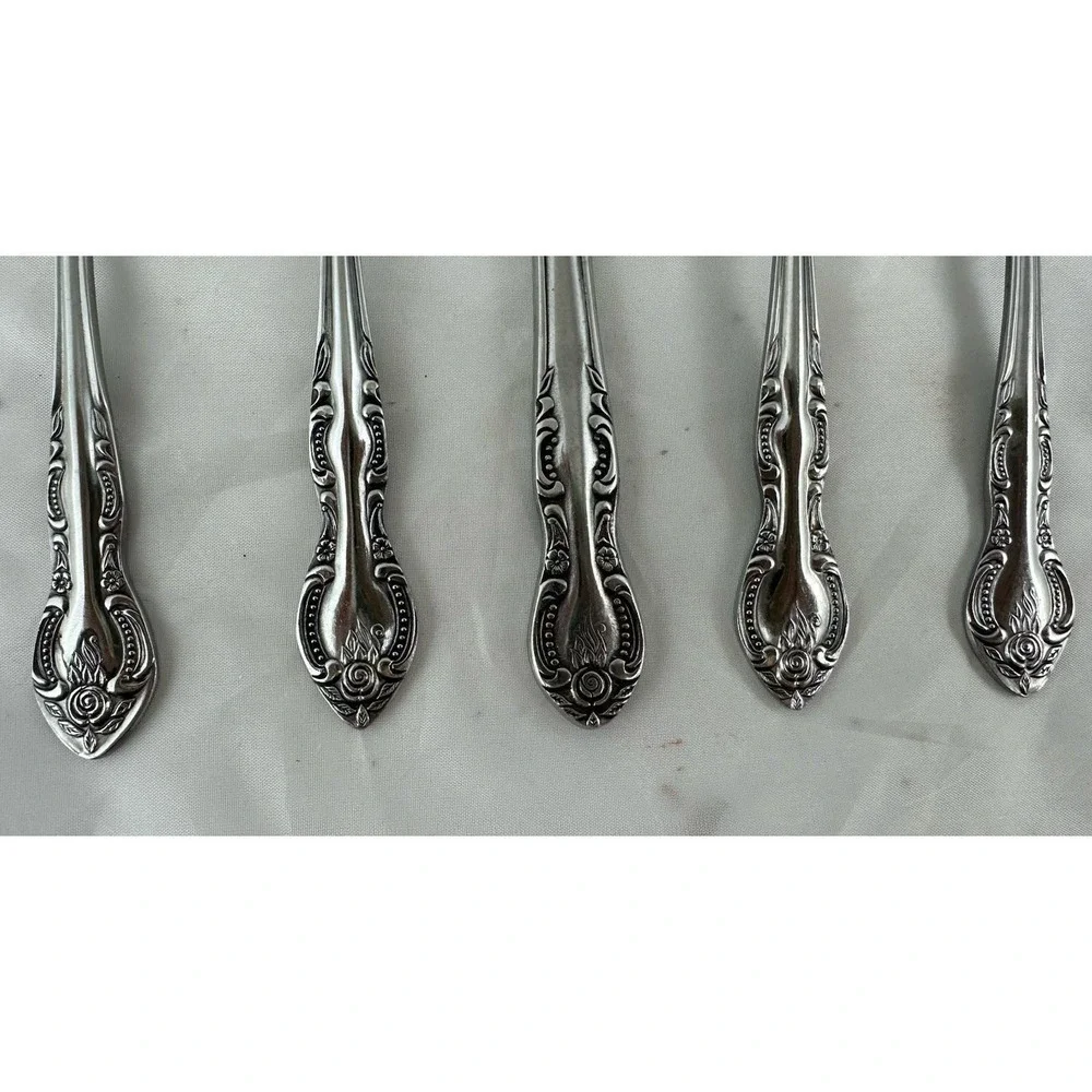 Washington Forge Charleston Classic Silverware Flatware 5Pc Place Setting Vtg